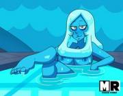 Blue Diamond taking a dip [Mr.ChaseComix]