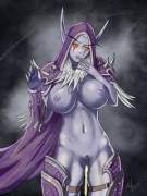 (World Of Warcraft) Lady Sylvanas Peeing [Edit by me] Sorce in comments