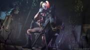 Harley Quinn riding a bound Batman(Huggybear742)