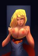 Guess someone slipped Supergirl some red kryptonite