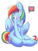 Rainbow Dash wants you to be hers (artist:rainbowscreen)