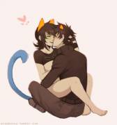 A little more Nepeta, this time with Karkat