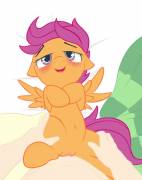 Scootaloo getting it on!