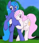 The Royal Sisters have some filly fun together
