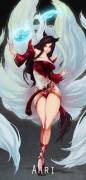 Ahri with just the right skirt length