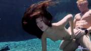 Amazing hot petite Asian teen-SexUnderwater- with a big cock white guy HD.