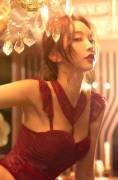 Park Soo Yeon (190910) Gorgeous Night Red Lingerie