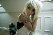 Beautiful tatted blonde