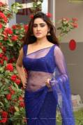 Sony Charista - Spicy blue saree [PIC]