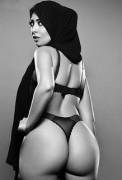 Sexy Hijab girl with incredible ass