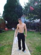 Shirtless Scally Showing off his Torso