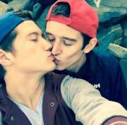 Real life boyfriends Tyler Hill and Evan Parker