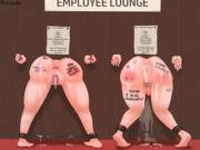 Employee lounge (x-post r/HentaiBodyWriting)