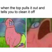clean it off