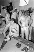 Washington Redskins Locker room, 1940s
