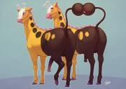 Girafarig twins (Rajii)