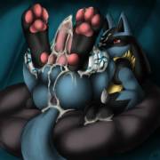 One Messy Lucario
