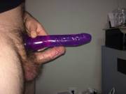 GF wanted a longer dildo to bounce on