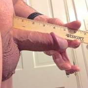[5"x5" - 6'7" tall] A few people have been asking for proof of my bone-pressed measurement while standing (since all of my other measurements were taken by my wife while I was on my back) , so here it is!
