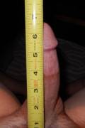 Measured [6.5 inches]