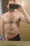Dad bod, graying beard, hotel room in a different town... come and get it! (43)