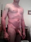 Someone nicely requested a non erect pic. Here it is! Dad [58]