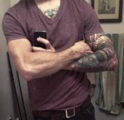 Any love for tattooed arms?
