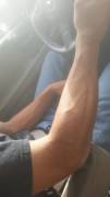 Ladies and gentleman introduce my bf's roofer arms.
