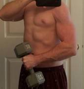 Fun fact: I grew my forearms using almost exclusively 20 and 25 lb dumbbells.