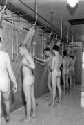 Yale University Gym Showers 1950's