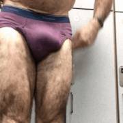 Showing his big thick cock