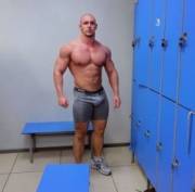Muscles in the locker room