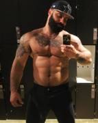 Thick Daddy in the locker room