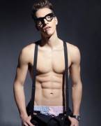 Glasses and suspenders