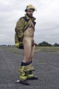 Fireman with his pants down