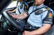 norwegian cops in squad car