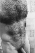Black and white and hairy all over