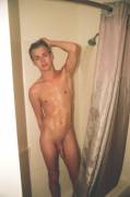 Boy in the shower