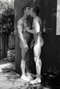 Outdoor Shower Together (X-Post /r/menkissing)