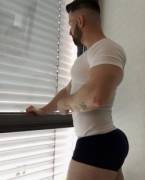 Standing at the window