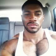 Hairy muscle dude