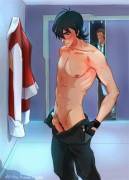 Seeing Keith undress