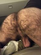 Now that's a hairy ass