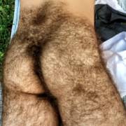 Hairy Ass outdoors