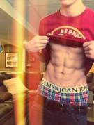 Abs and American Eagle Boxers