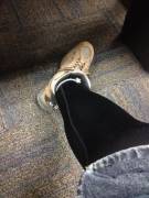 I wear these to work "because it's cold out."