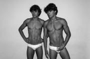 Twins Pedro and Guilherme França by Beto Urbano