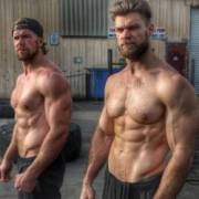 Twin Muscle Men