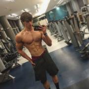 Teen bodybuilder David Laid