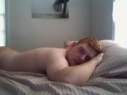 Ginger Laying in Bed (X-Post /r/gaygingers)